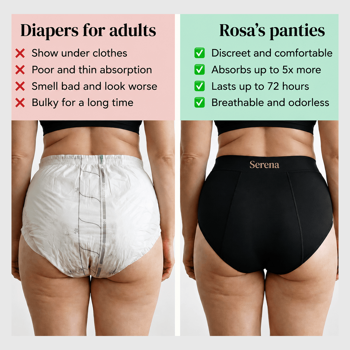 Serena Leakproof Underwear for Everyday Confidence