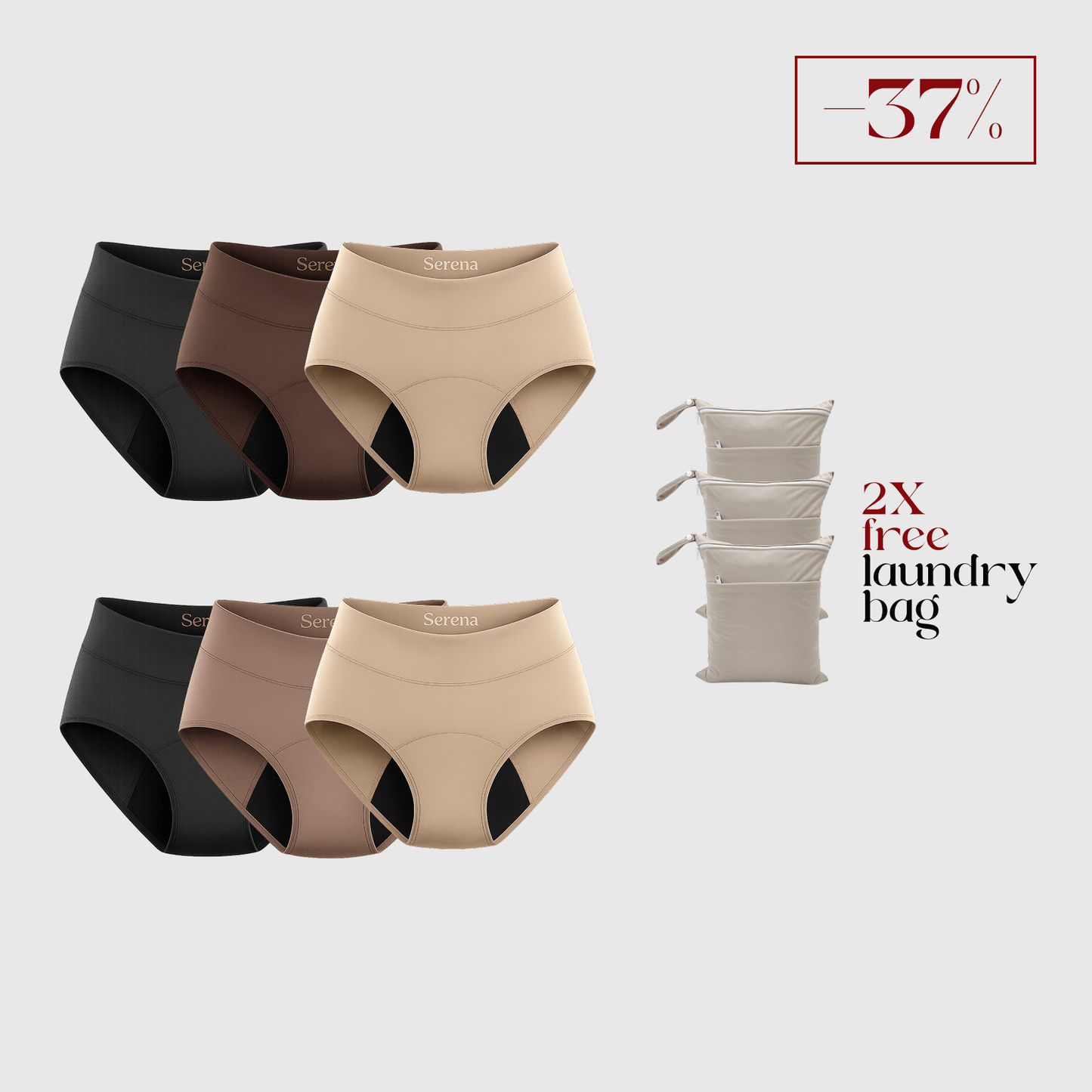 Serena Leakproof Underwear for Everyday Confidence